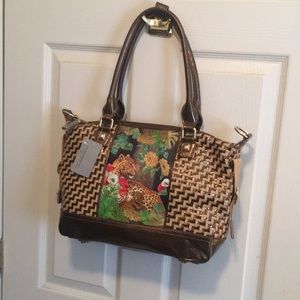 Sharif Hand Painted Leather Bag